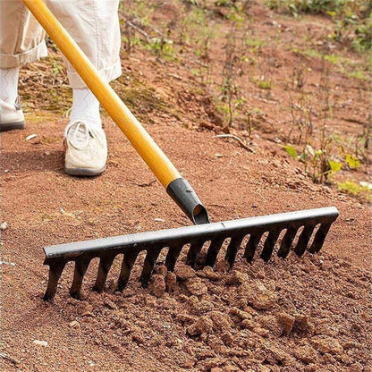 Multifunctional Iron Twisted Garden Rake