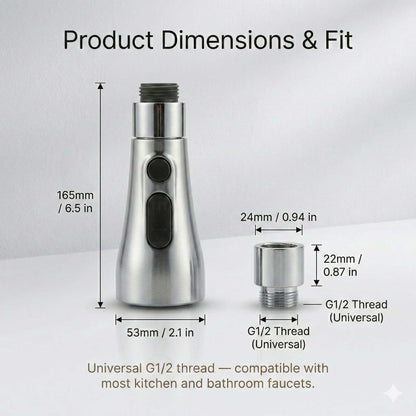 Flexible Tap Extension | Rotate, Rinse & Save Water | Easy Fit for Any Sink